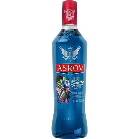 Vodka Askov Remix Blue Berry 900 ml em Promoção na Americanas