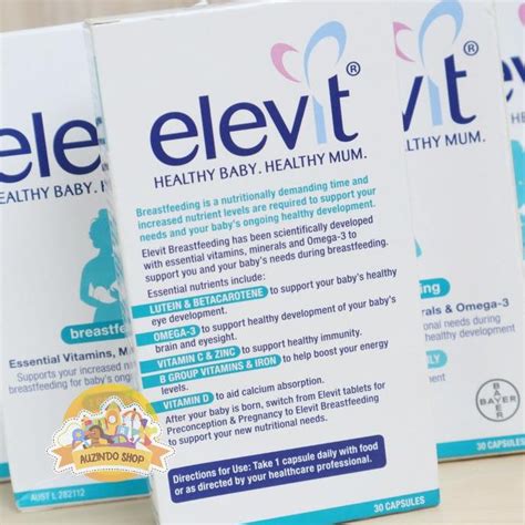 Jual VITAMIN BUMIL ELEVIT BREASTFEEDING 30 KAPSUL PREGNANCY VITAMIN