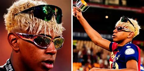 lamine yamal wearing  pairs  glasses   epic