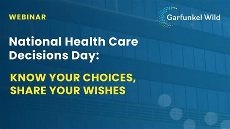 Webinar National Health Care Decisions Day Youtube