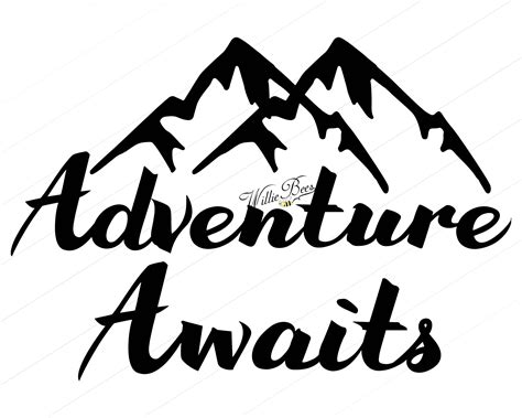 Papercraft Scrapbooking Trees Svg Adventure Awaits Svg Mountain Svg