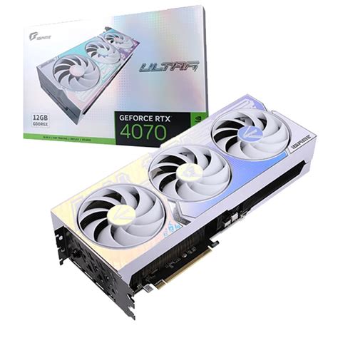 Placa De Vídeo Colorful IGame NVIDIA GeForce RTX 4070 Ultra W OC 12GB