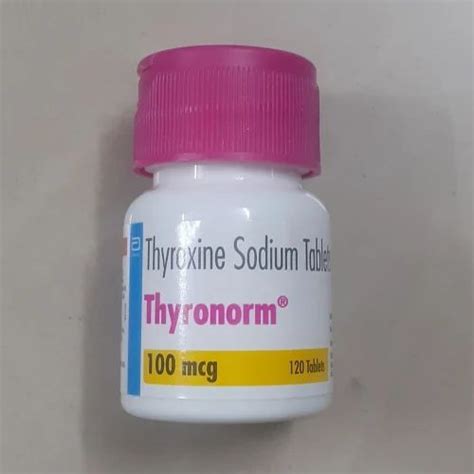 Thyronorm 100 Mcg Tablets At ₹ 177 4 Bottle Thyronorm Tablet In