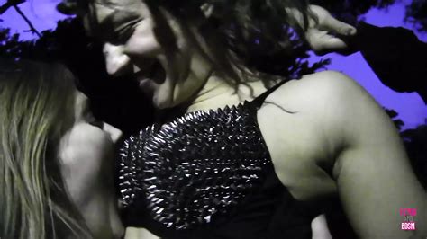 During The Night These Two Lesbian Friends Had A Great Fuck Fest