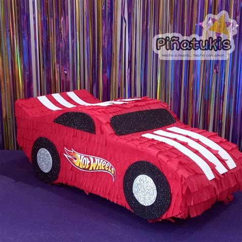Piñata de Carrito Hot Wheels Recuerdos para fiestas infantiles Piñata de la sirenita