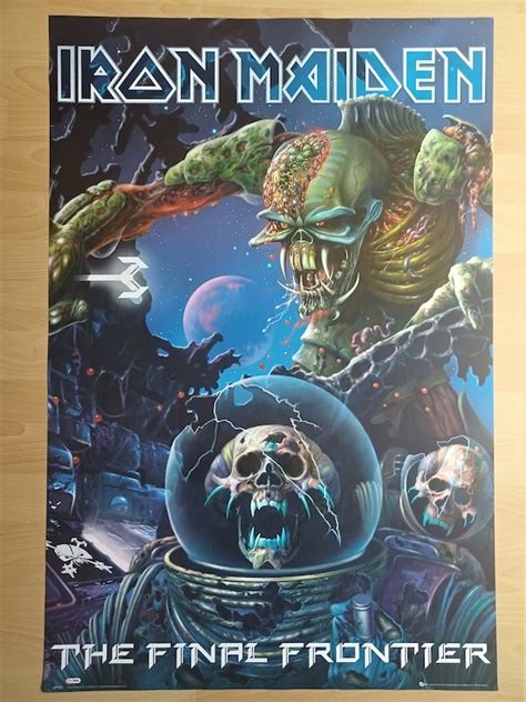 Iron Maiden The Final Frontier Authentic Licensed 2010 Poster Etsy