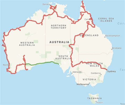 Nullarbor Plain Map