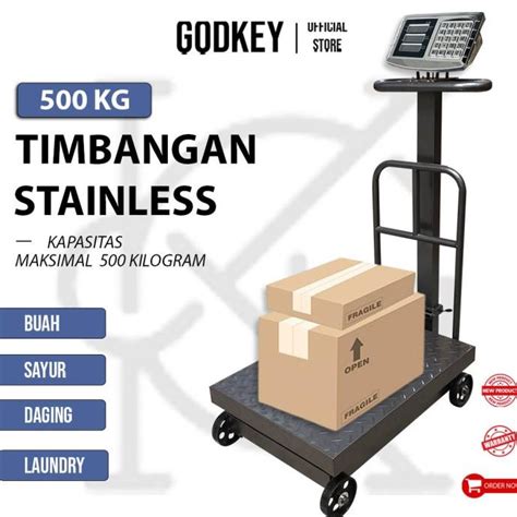 Jual Tcs Stainless Kg Timbangan Duduk Digital Elektronik Pagar