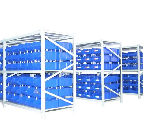 Industrial Warehouse Plastic Stackable Storage Shelf Bins Spare Parts