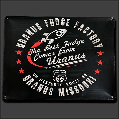 Uranus Best Fudge Tin Sign