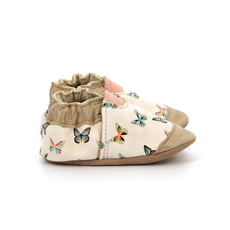 Chaussons bébé fille Robeez Crazybutterfly Robeez Chaussures Enfants