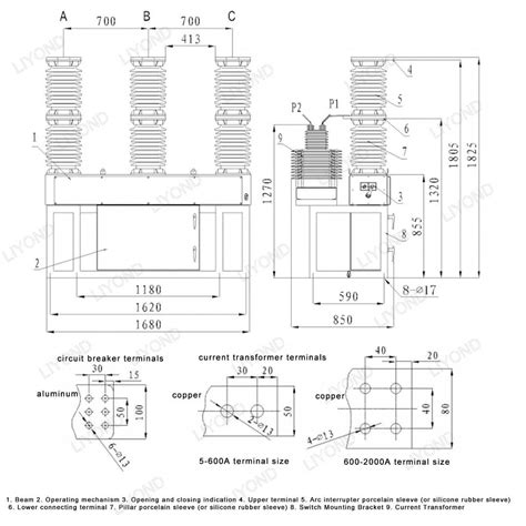 Zw Kv Series Outdoor H V Vacuum Circuit Breaker Liyond