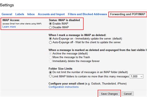 How To Enable IMAP In Google Account