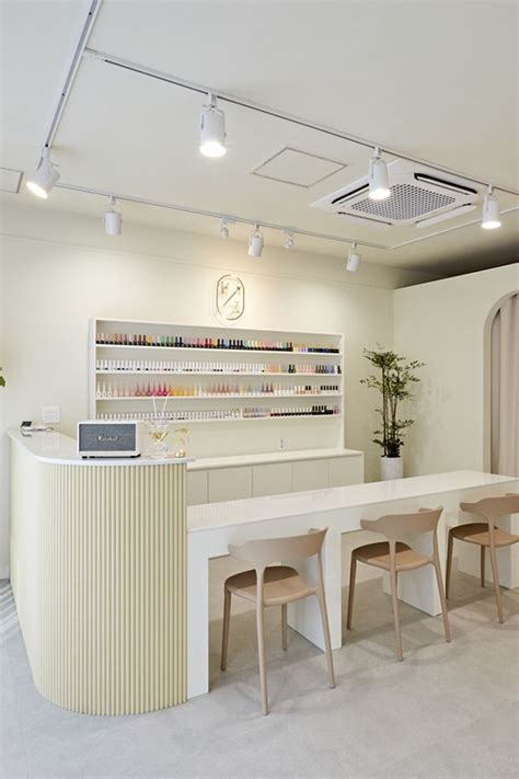 베이지톤 네일샵인테리어 Makeup Studio Interior Nail Salon Interior Home Nail