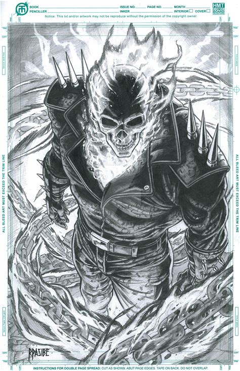 Ghost Rider Drawings In Pencil A Detailed Guide