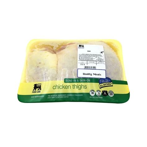 Food Lion Bone In And Skin On Chicken Thighs Per Lb From Food Lion Instacart