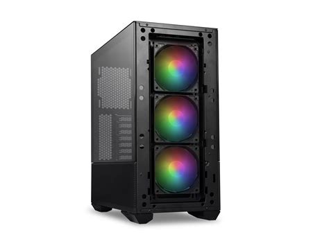 LIAN LI LANCOOL II MESH C RGB BLACK Tempered Glass ATX Case Black