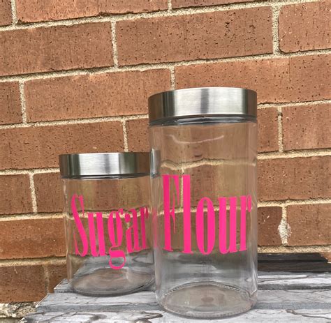 Customizable Flour and Sugar Containers - Etsy