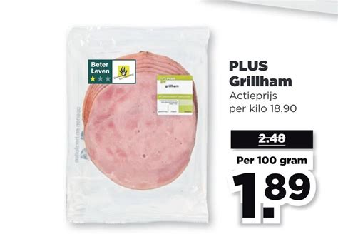 Plus Grillham Aanbieding Bij PLUS