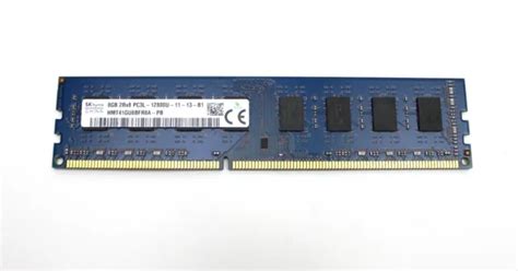 SK HYNIX 8 Go 1 X 8 Go DDR3L 1600 PC3L 12800U HMT41GU6BFR8A PB