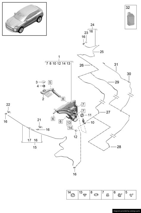 Porsche Water Jet 9Y0955984 - LLLParts