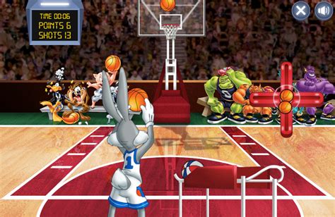 🕹️ Play Looney Tunes Space Jam Game: Free Online Bugs Bunny Basketball ...