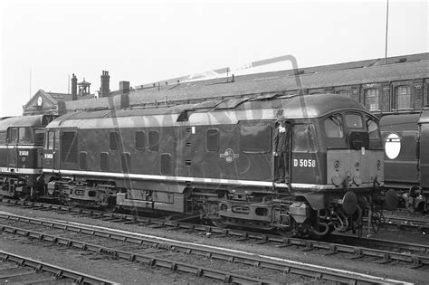 British Railway Photographs Class 24 Mono 5058 Ttp Doncaster