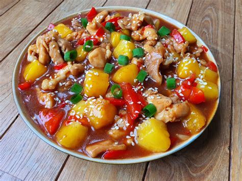 Poulet à l ananas chinois facile