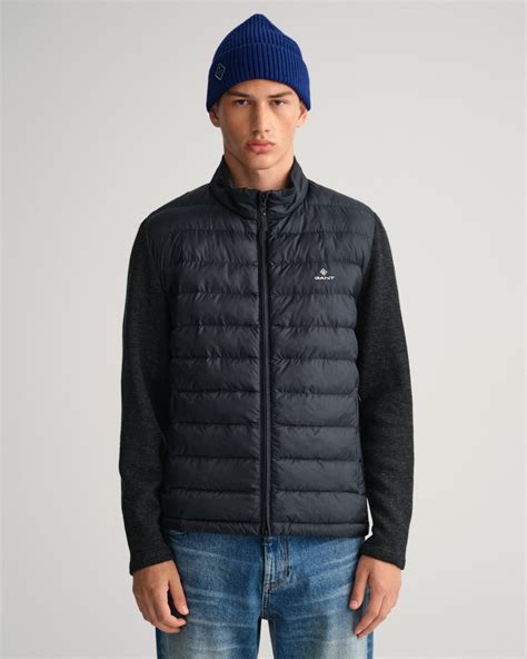 GANT Men S Mixed Media Light Padded Jacket 7006280 GANT