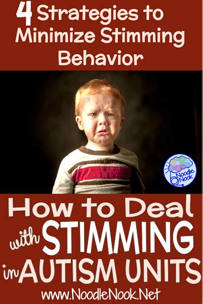 Stimming In Autism Strategies For Minimizing Behavior Noodle Nook