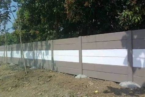 Eco Friendly Rectangular Rcc Readymade Precast Compound Walls With