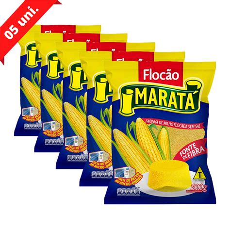 Kit Farinha De Milho Floc O Marat Sem Gl Ten G Shopee Brasil