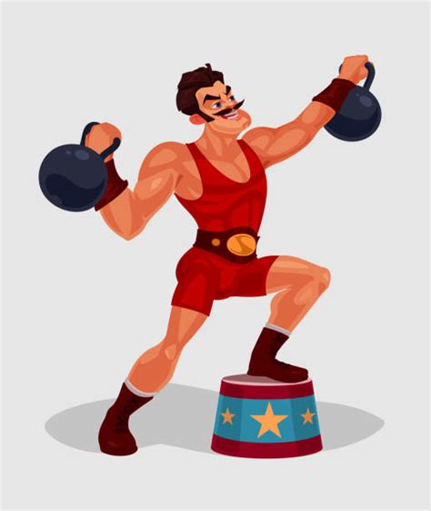 Circus Strong Man Illustrations Royalty Free Vector Graphics And Clip