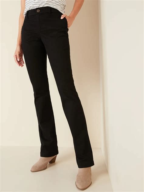 Mid Rise Boot Cut Khakis The Most Comfortable Pants For Women From