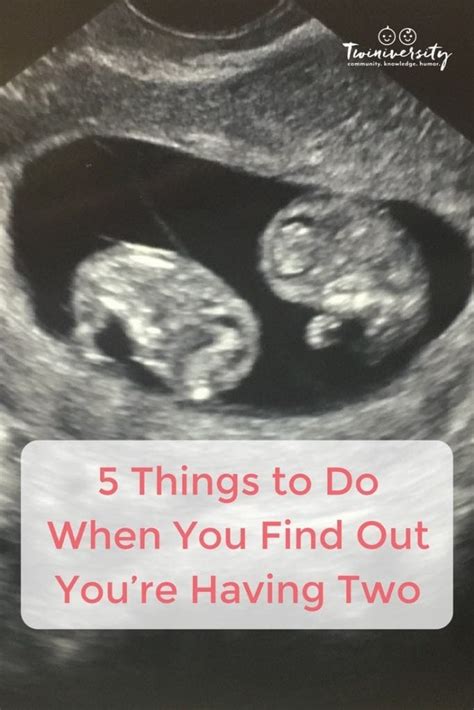 5 Things To Do When You Find Out Youre Having Two Twiniversity 1