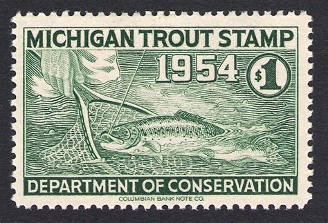 Michigan Trout Stamps Waterfowl Stamps And More