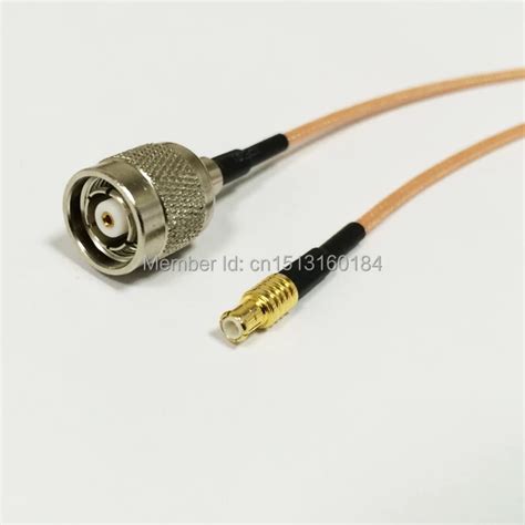 New Modem Coaxial Pigtail Rp Tnc Male Plug To Mcx Male Plug Connector