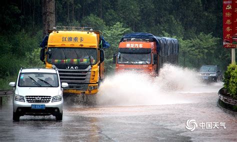 藤县乡镇道路农田被淹 广西高清图片 中国天气网