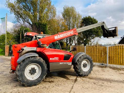 Manitou Mlt Lsu Turbo Telehandler Meter Ag Spec C W Pick Up