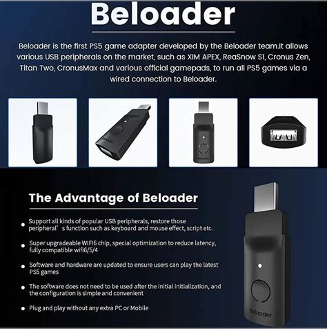 Beloader Keyboard And Mouse Adapter For Ps Beloader Ps Support Xim