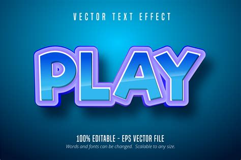 Play Text Effect Editable Font Style Graphic By Mustafa Beksen