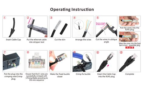 Amazon Vcelink Cat Cat A Rj Pass Through Connectors Shielded