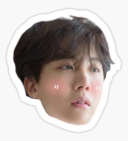 Netter Jin Bts Sticker Von Carrychiam Redbubble Pop Stickers Face