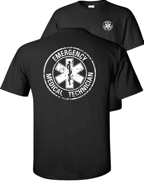Fair Game Emt Emergency Medical Technician T Shirt Circle Distressed