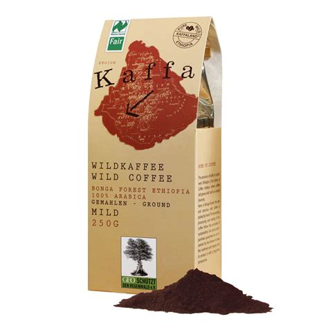 Kaffa Wildkaffee Mild Gemahlen Taleoo