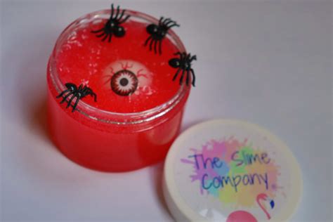 Bloody Creepy Eye Clear Halloween Slime The Slime Company