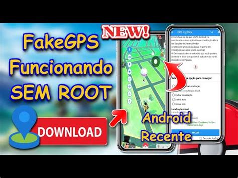 FAKE GPS JOYSTICK Funcionando Para POKEMON GO SEM ROOT E SEM PC