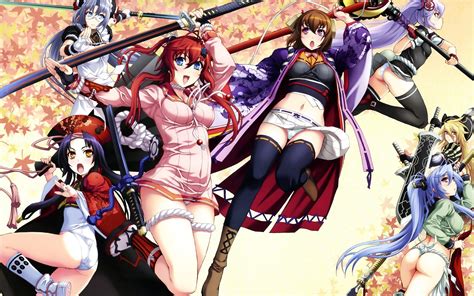 Wallpaper Anime Girls Hyakka Ryouran Samurai Girls Yagyuu Juubei