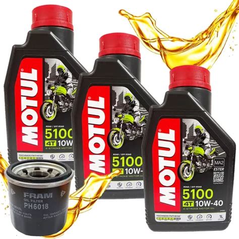 Troca Oleo Filtro Suzuki Gsx R 750 W Srad 3 Lts Motul 10w40