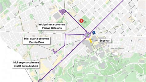 Afectacions A La Mobilitat Durant La Diada Nacional De Catalunya L